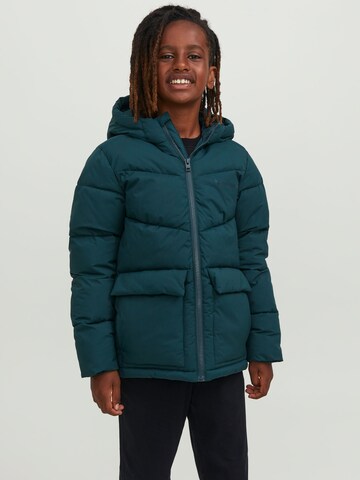 Jack & Jones Junior Winterjas in Blauw: voorkant