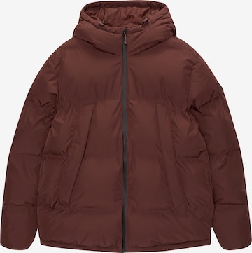 Veste d’hiver Pull&Bear en rouge : devant