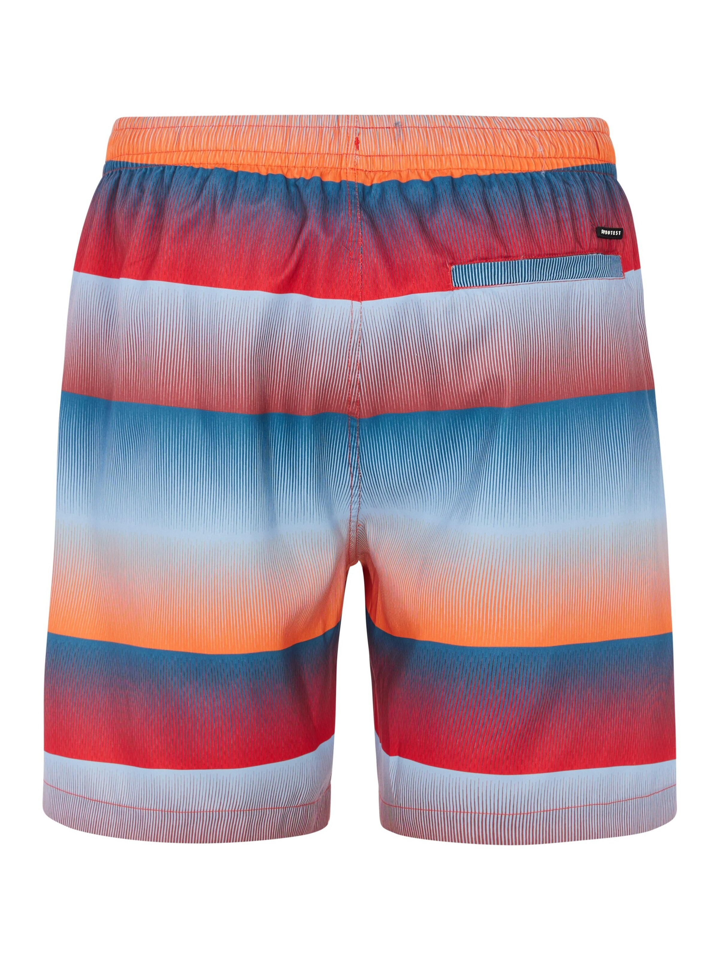 PROTEST Swimming shorts 'PRTRadar' in Red