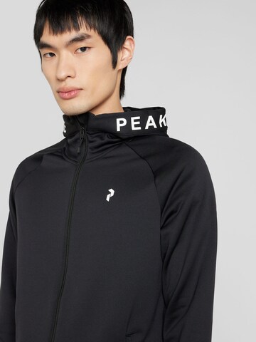 PEAK PERFORMANCE Funktionele fleece-jas 'Rider' in Zwart