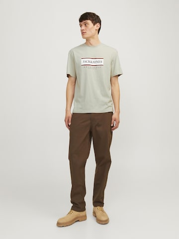 JACK & JONES T-Shirt 'JORFrederiksberg' in Grau