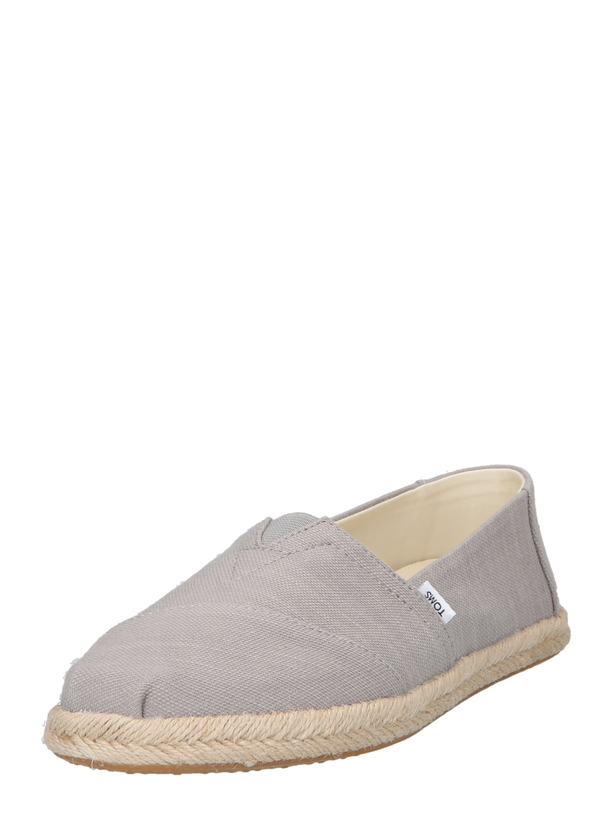 TOMS Espadrilles 'ALPARGATA ROPE' in Grey: front