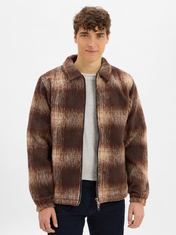 Santa Cruz Between-Season Jacket 'Hideout' in Brown: front