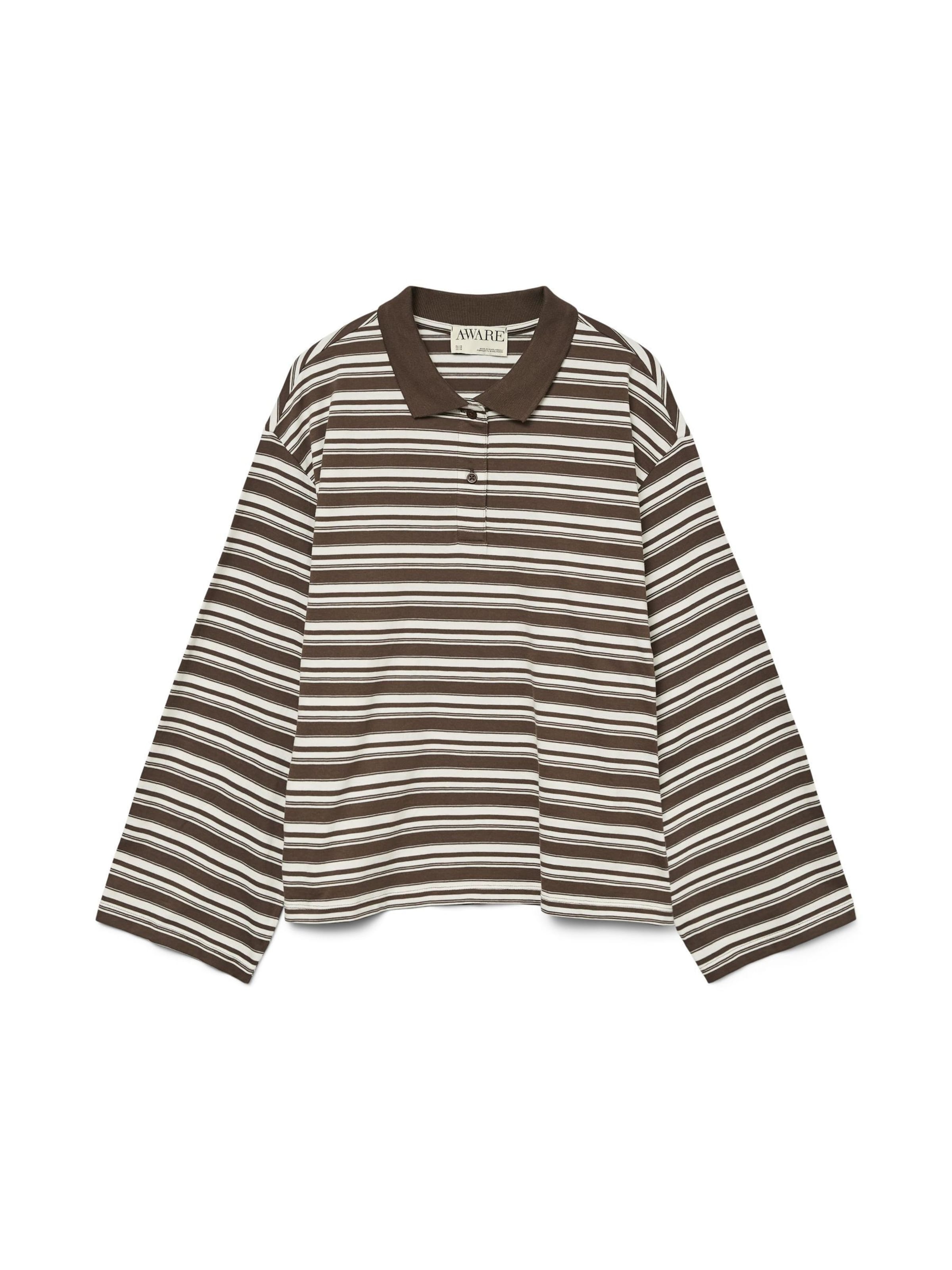 VERO MODA Shirt 'MAREN' in Bruin: voorkant