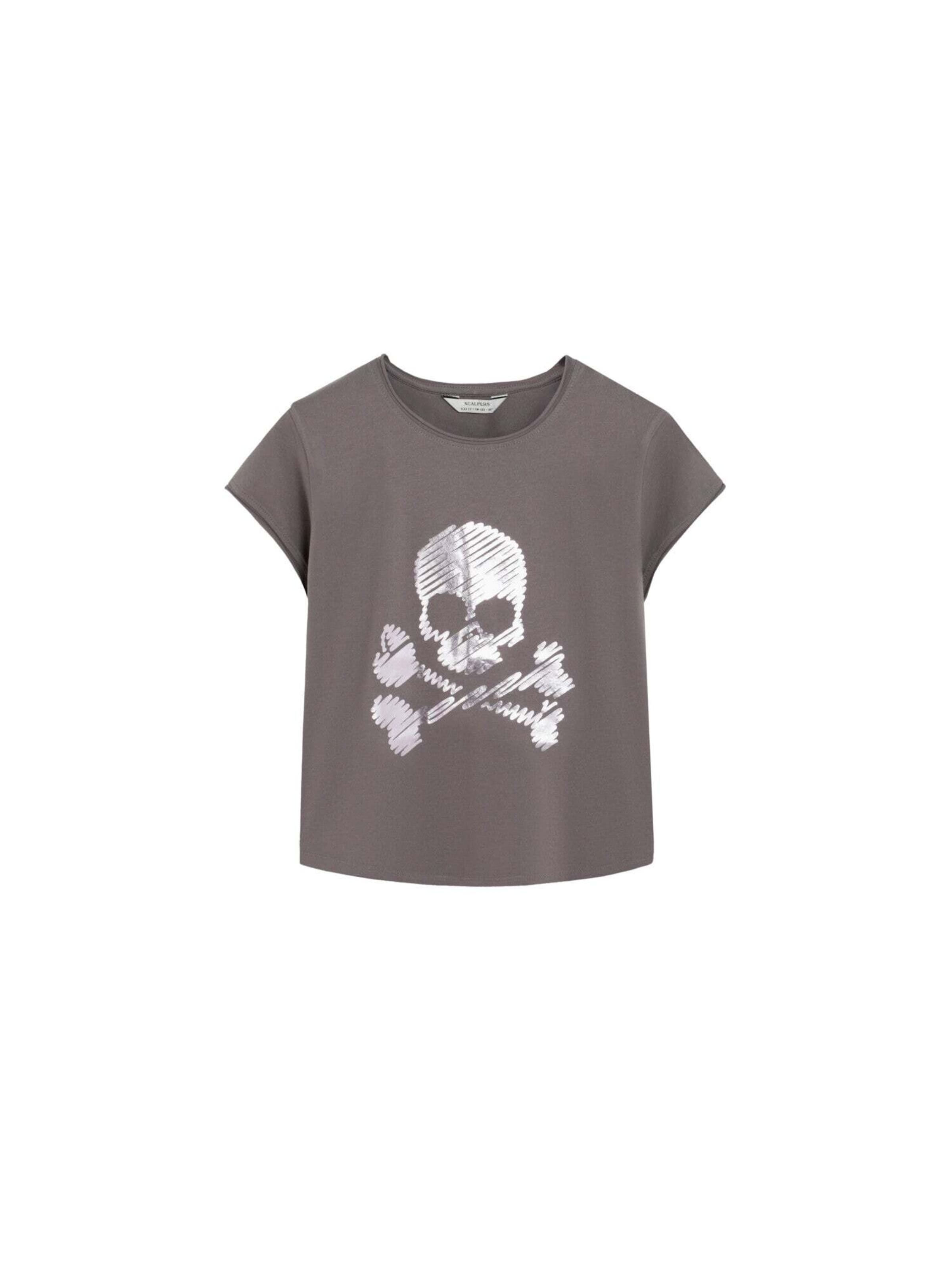 Scalpers T-shirt ' ' i svart: framsida