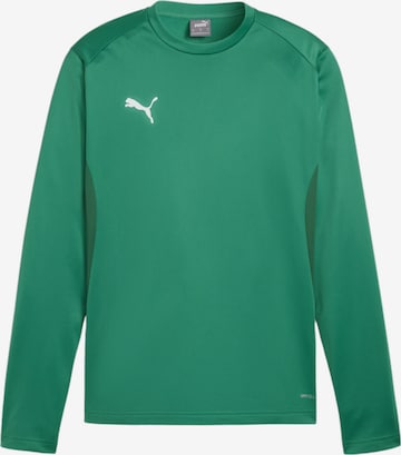 PUMA Athletic Sweatshirt 'teamGOAL' in Green: front