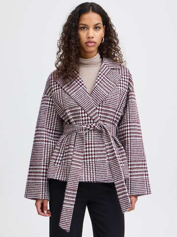Blazer 'Jannet Check JA4' di ICHI in colori misti: frontale