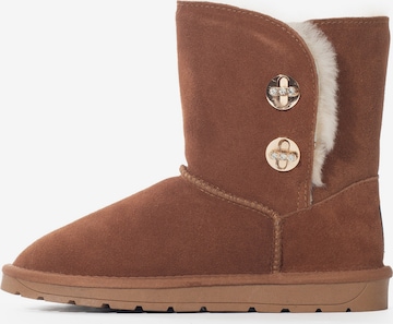 Gooce Boots 'Bella' in Brown: front