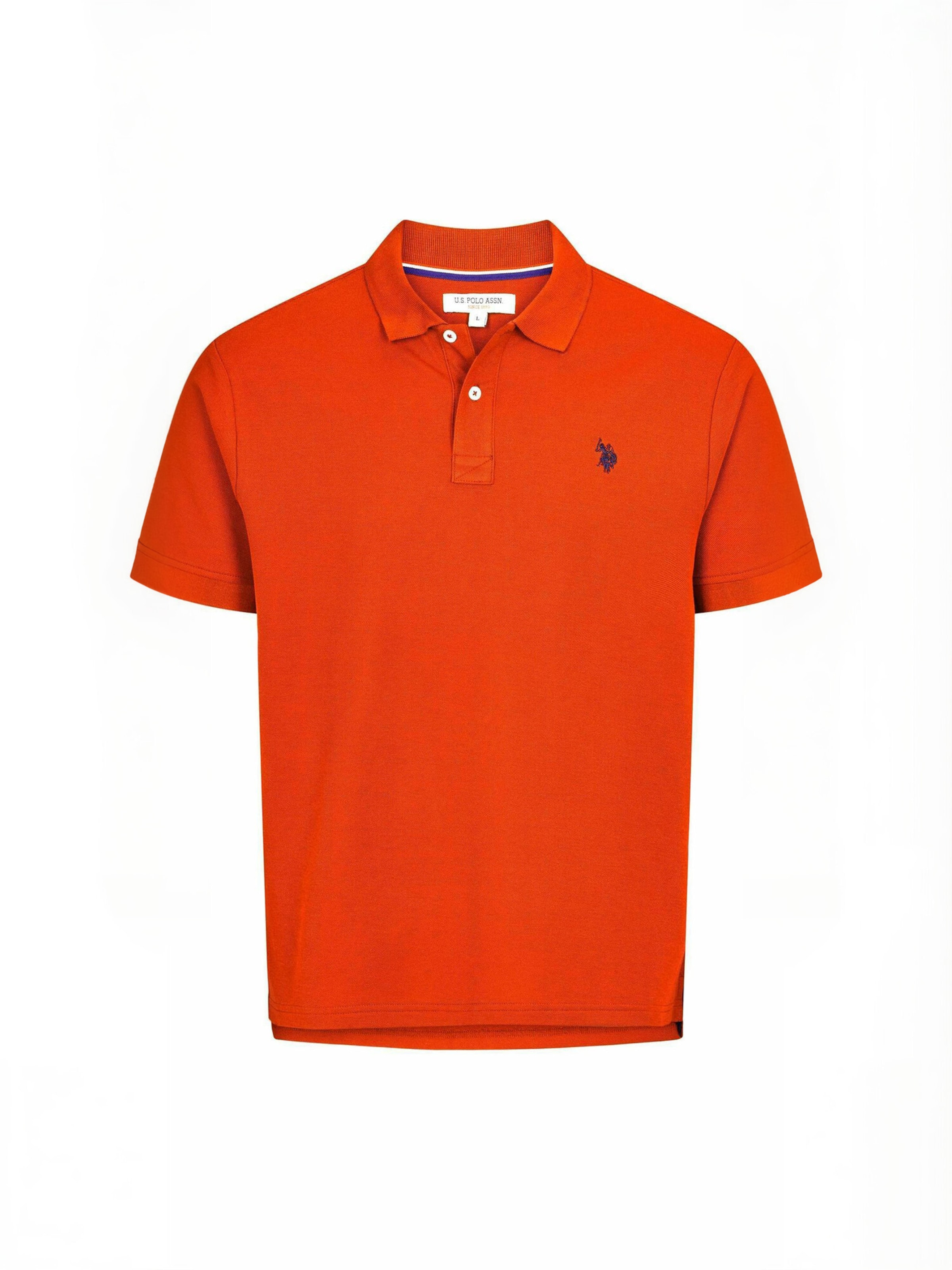 U.S. POLO ASSN. Polo shirt ' UMAlfred ' in Orange: Vorderseite