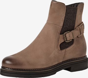 Bottines Tamaris en beige : devant