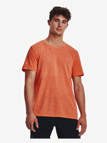 T-Shirt fonctionnel UNDER ARMOUR en orange : devant