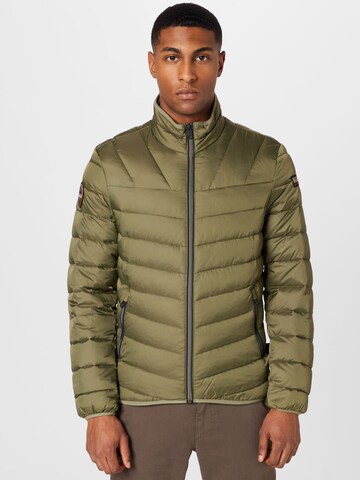 NAPAPIJRI Between-Season Jacket 'AERONS' in Green: front