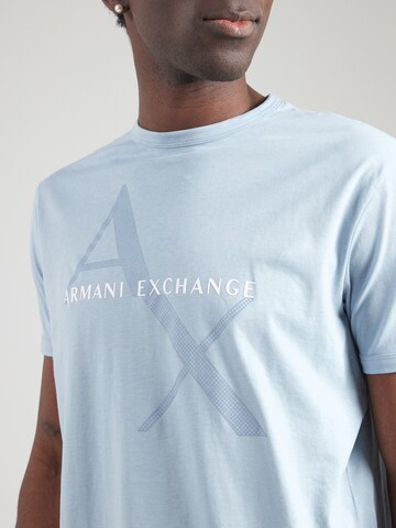 ARMANI EXCHANGE Tričko – modrá