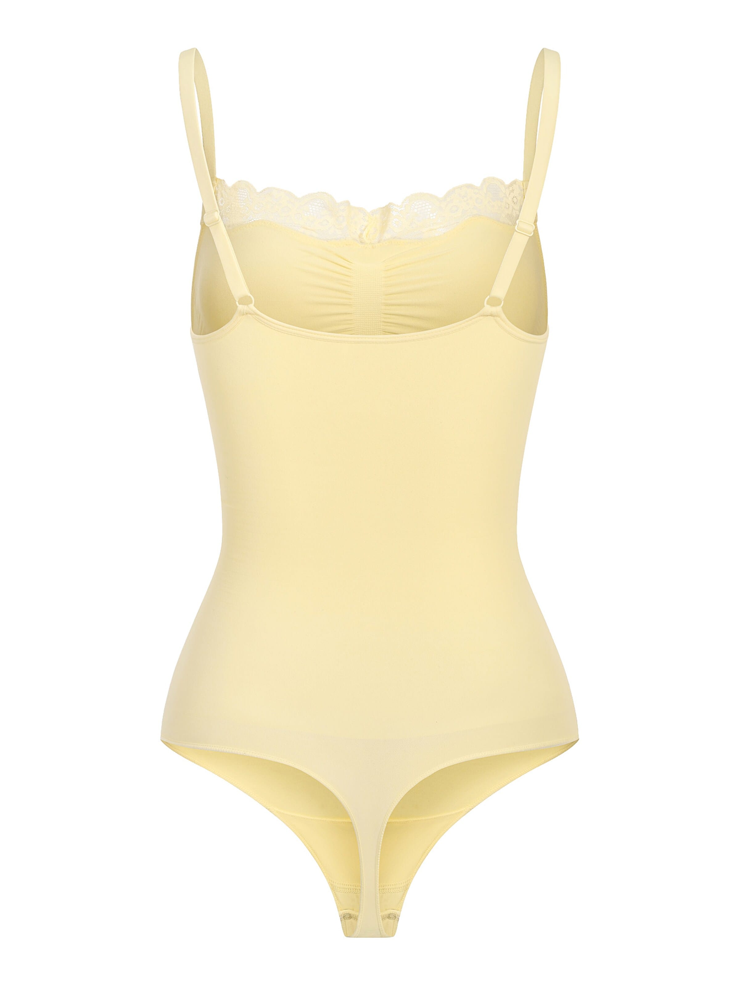 Body modellante 'Bodysuit Sculpting Shapewear mit Lace' di cfab in giallo