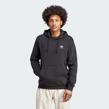 ADIDAS ORIGINALS Sweatshirt 'Trefoil Essentials' i svart: framsida