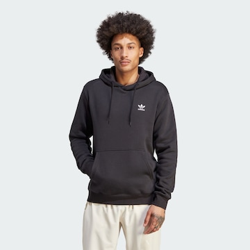 ADIDAS ORIGINALS Sweatshirt 'Trefoil Essentials' in Black: front