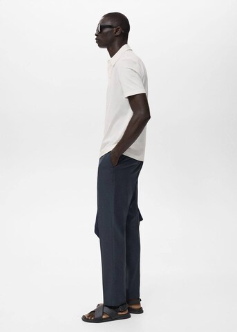 MANGO MAN Tapered Chino Pants 'Ennio' in Blue