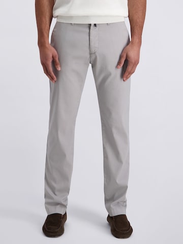 PIERRE CARDIN Regular Chino 'Calais' in Grijs: voorkant