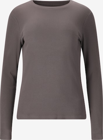 Athlecia Langarmshirt 'Lankae' in Braun: Vorderseite