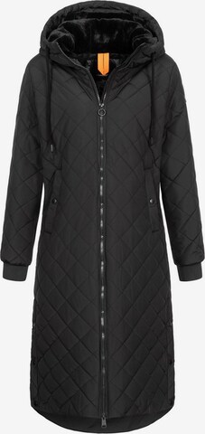 Ragwear Winter Jacket in Black: front