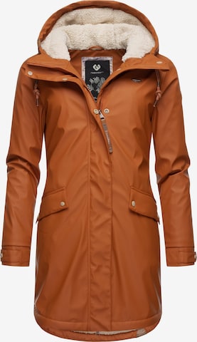 Ragwear Winter Coat 'Tinsley' in Brown: front