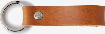 Castelijn & Beerens Key Ring in Brown: front