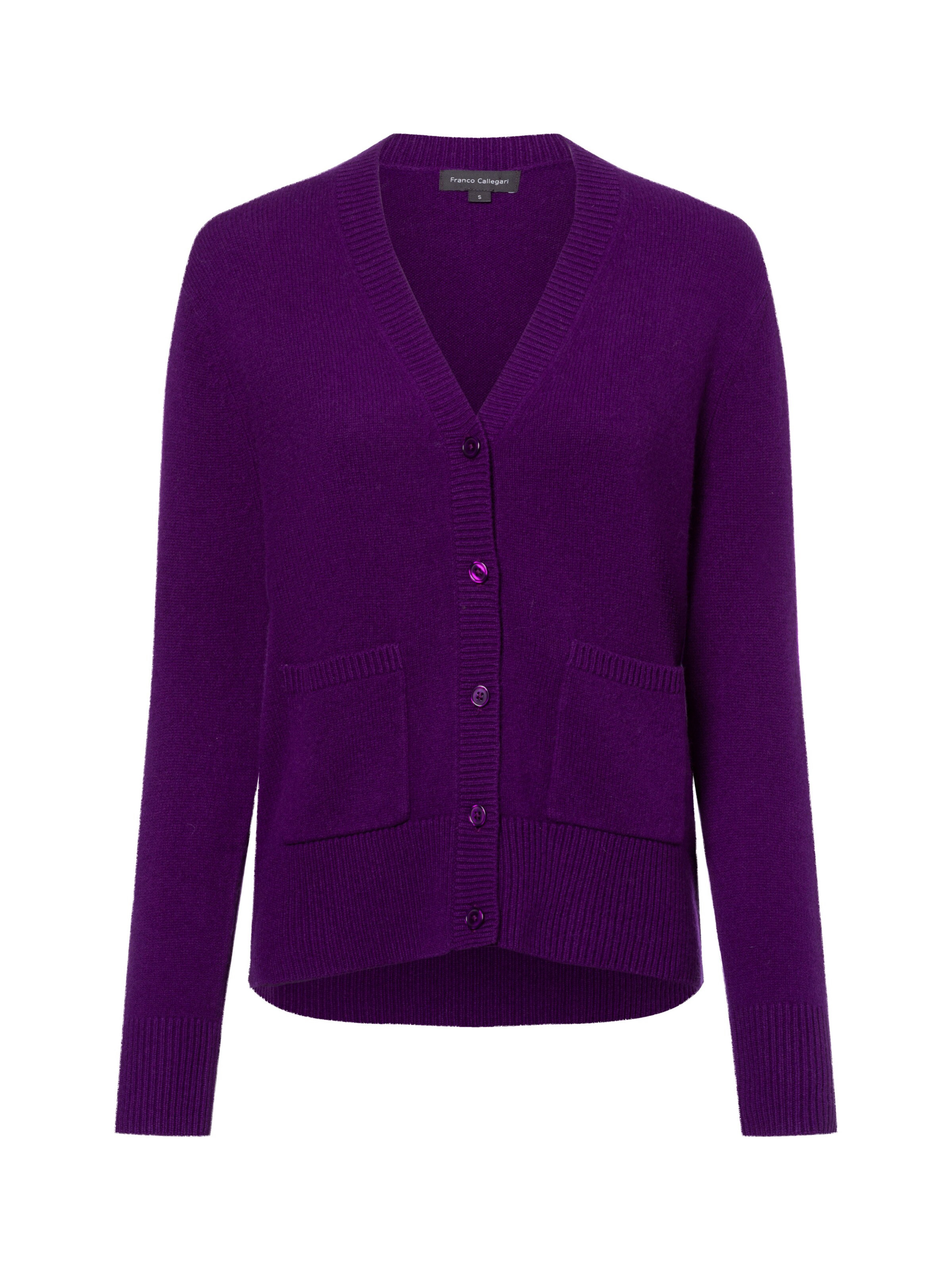 Franco Callegari Knit cardigan in Purple: front