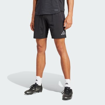 ADIDAS PERFORMANCE Regular Sports trousers 'Tiro 25 Pro' in Black: front