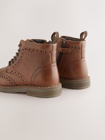 Next Schnürstiefelette in Braun