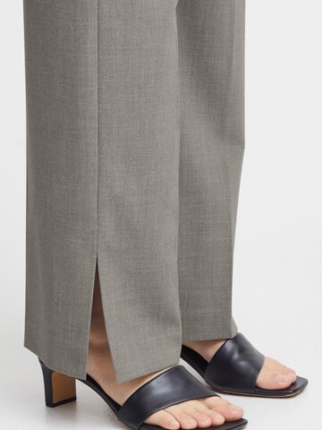 regular Pantaloni con piega frontale 'Danta' di b.young in grigio
