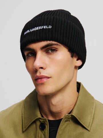 Karl Lagerfeld - Gorra en negro: frente