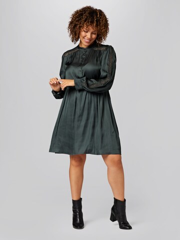 Guido Maria Kretschmer Curvy - Vestido camisero 'Nathalie' en verde