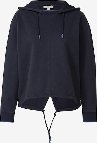 Sweat-shirt s.Oliver en bleu : devant