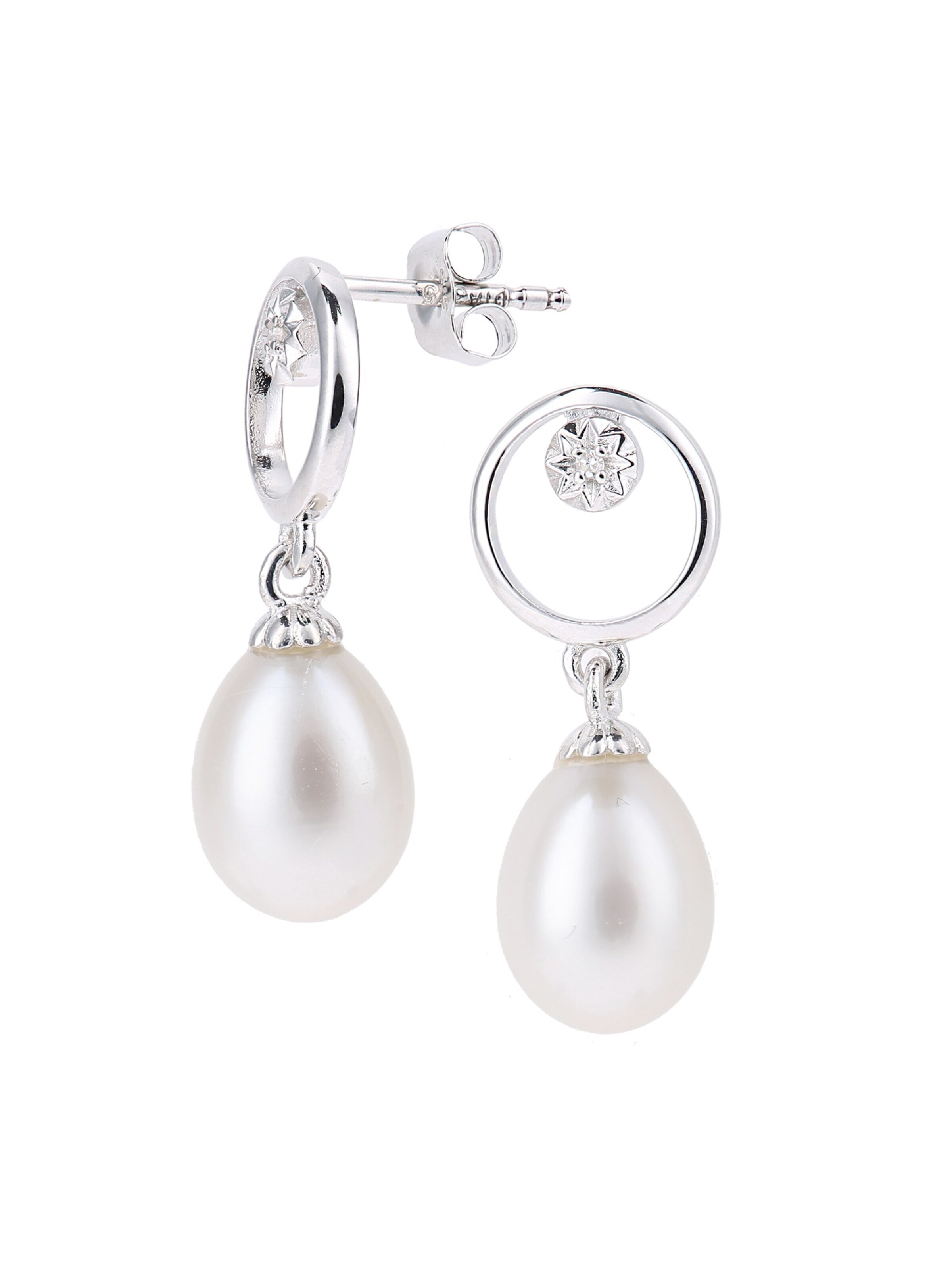 Boucles d'oreilles DIAMANT LETERNEL en argent