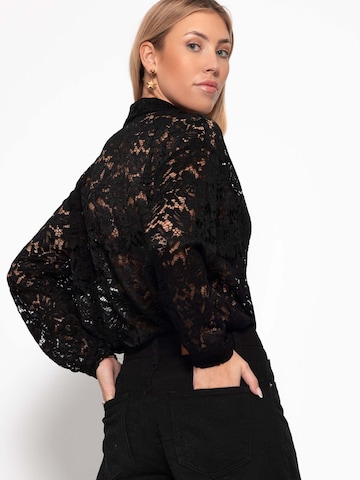 SASSYCLASSY Bluse‌‌‌‌ in Schwarz