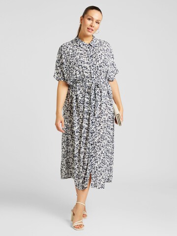 Vero Moda Curve Blousejurk 'Menny' in Blauw