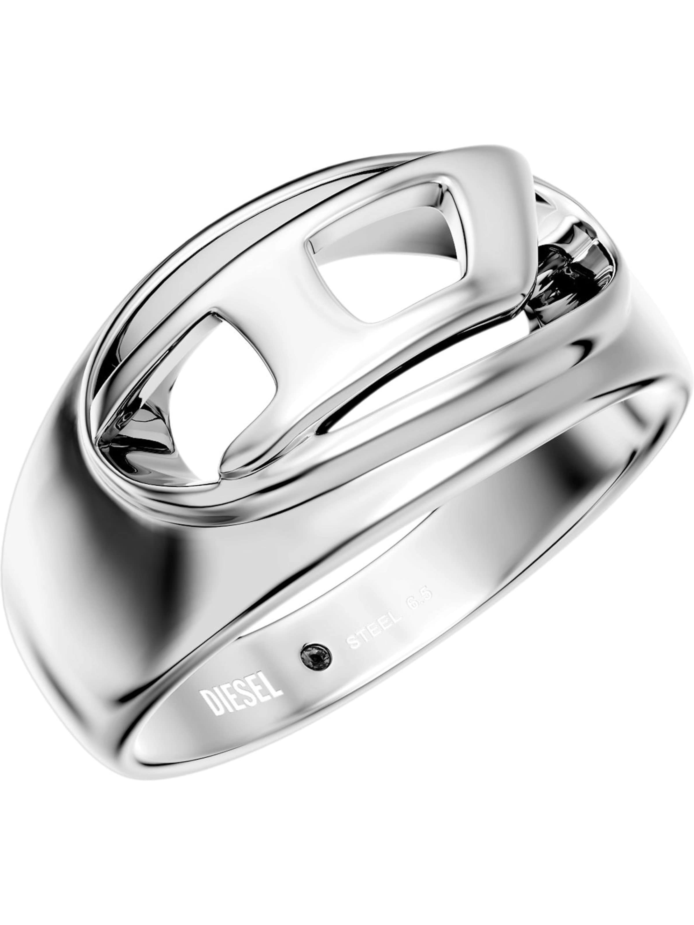 DIESEL Ring in Silber