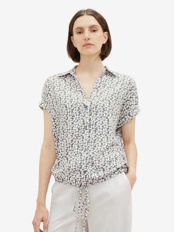 TOM TAILOR Blouse in Grey: front