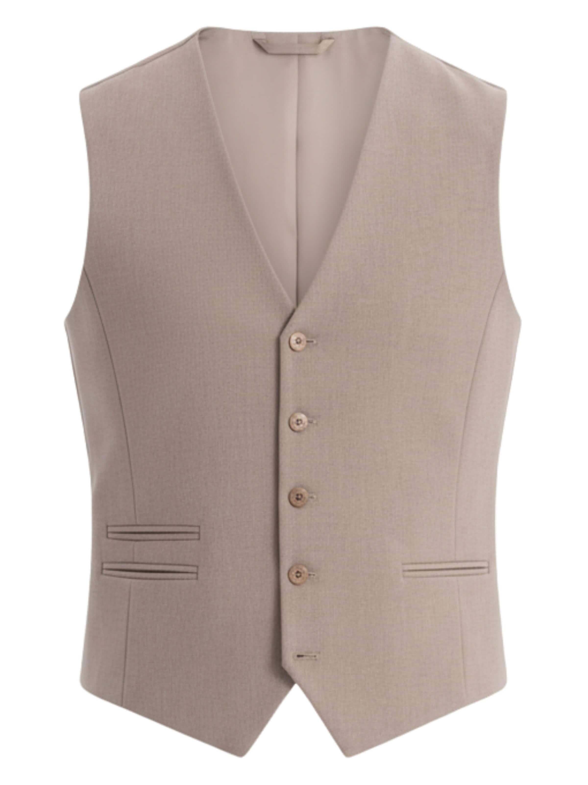 Ombre - Chaleco en beige: frente