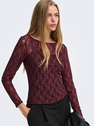 T-shirt ONLY en marron