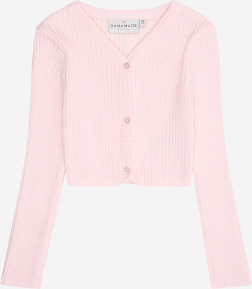 Cardigan Danamade en rose : devant