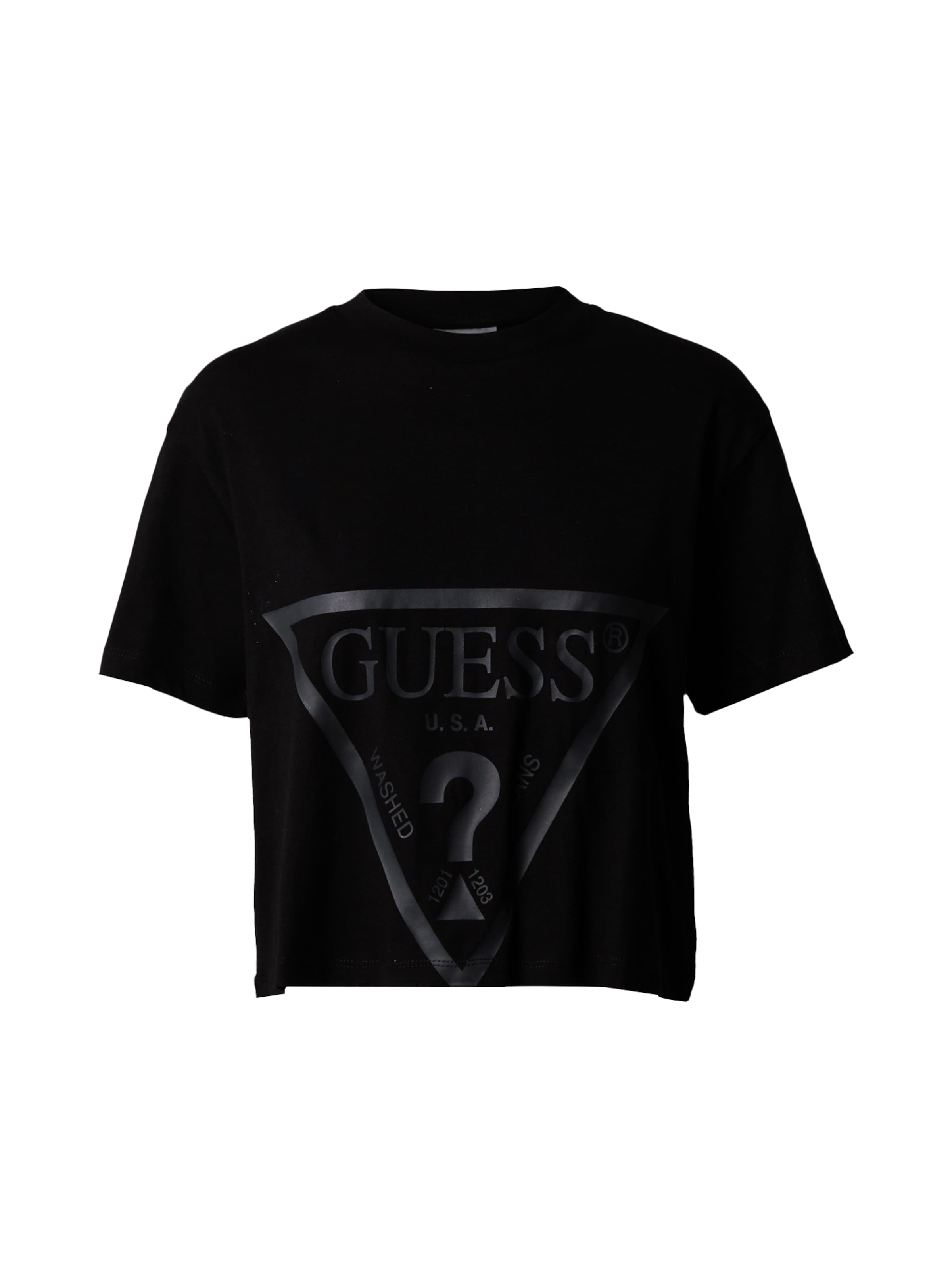 GUESS T-Shirt 'ADELE' in Schwarz: Vorderseite
