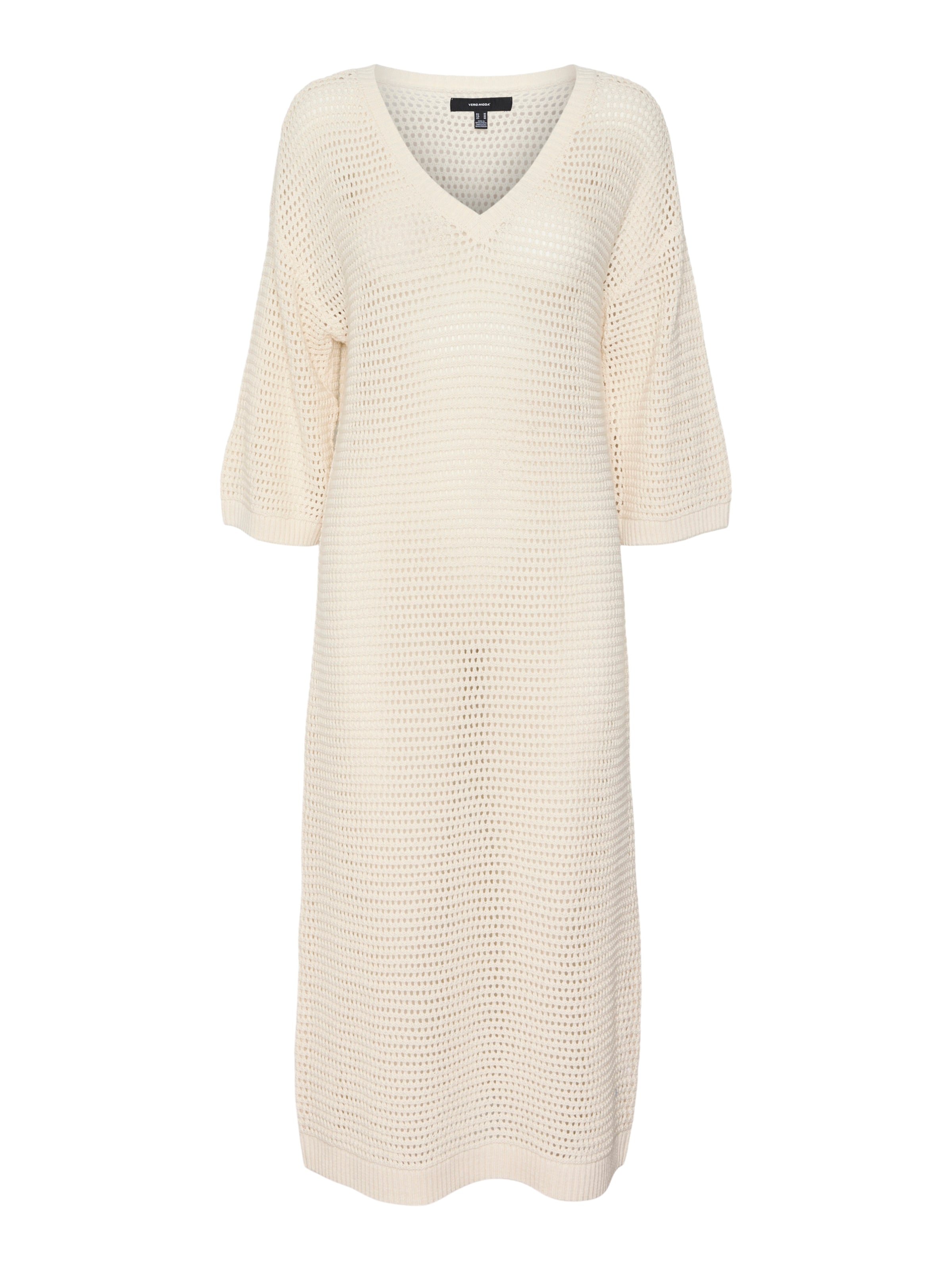 VERO MODA Knitted dress 'MADERA' in Beige: front