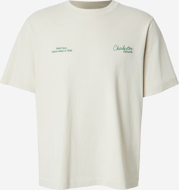 T-Shirt 'WELLNESS DESTINATIONS' Abercrombie & Fitch en gris : devant