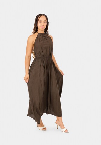 Elara Kleid in Braun