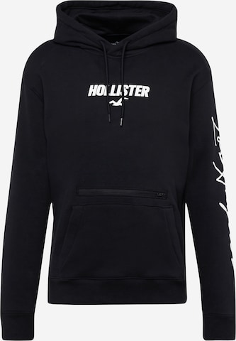 HOLLISTER Bluzka sportowa w kolorze czarny: przód