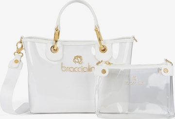 Braccialini Handbag in White: front