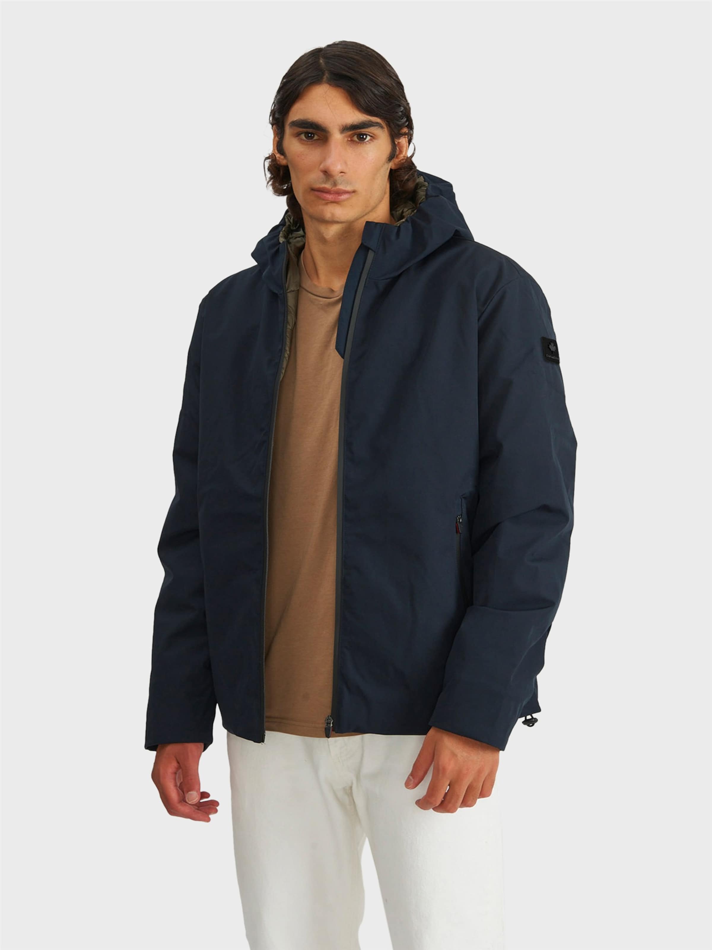 Canadian Classics Between-seasons parka 'CARIGNAN 2' in Blue: front