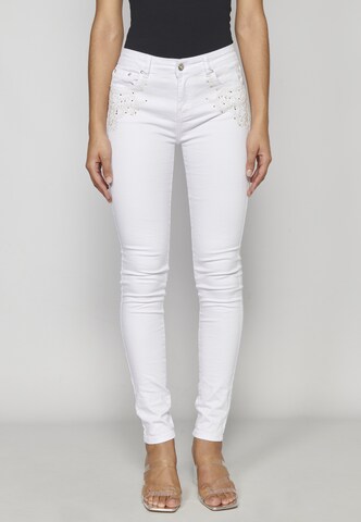 regular Jeans di KOROSHI in bianco: frontale