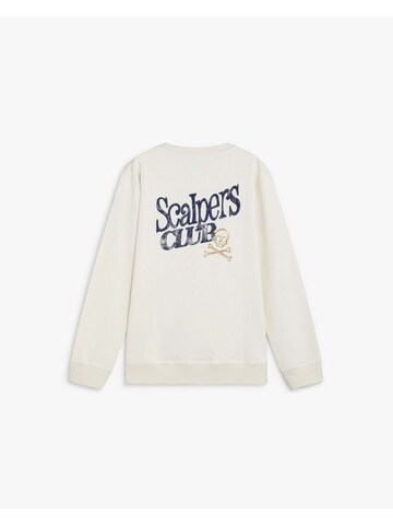 Scalpers Sweatshirt 'Club' i beige: tilbage